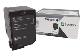 Lexmark 75B0010 TONER REGULAR OPEN BLACK CRTG 75B0010