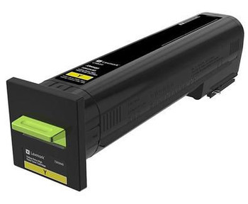 Lexmark 72K0X40 CS820 TONER CARTRIDGE YELLOW 72K0X40