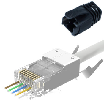 Lanview LVN125311 RJ45 STP plug Cat6A/Cat7 for LVN125311
