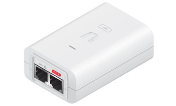 Ubiquiti Networks POE-48-24W-WH PoE Injector. 48VDC. 24W POE-48-24W-WH