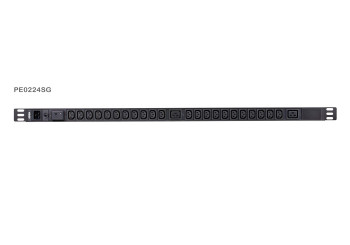 Aten PE0224SG-AT-G 24-Outlet 0U Basic PDU with PE0224SG-AT-G