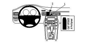 Brodit 854115 ProClip ONLY for wood grain 854115