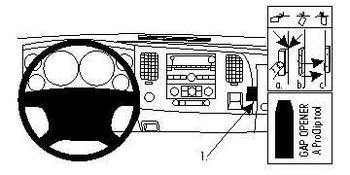 Brodit 854021 ProClip ONLY for WT. LT1 and 854021