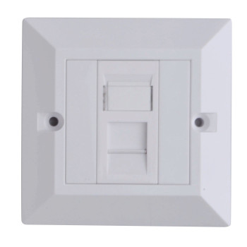 Lanview LVN126188 CAT6 Faceplate Single Gang  LVN126188UK