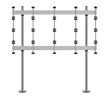 B-Tech BT93INFWP-B-4X4/BB Bolt Down Stand for INFiLED BT93INFWP-B-4X4/BB