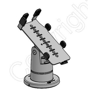 Ergonomic Solutions VER400-S-MN-02 SpacePole Stack w. MultiGrip VER400-S-MN-02