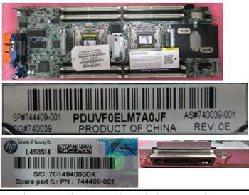 Hewlett Packard Enterprise 744409-001 System board for use with 744409-001