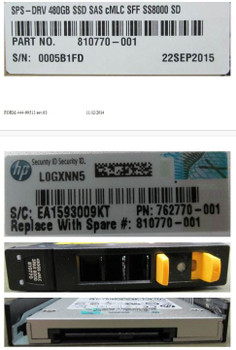 Hewlett Packard Enterprise 810770-001 DRV 480GB SSD SAS CMLC SFF 810770-001