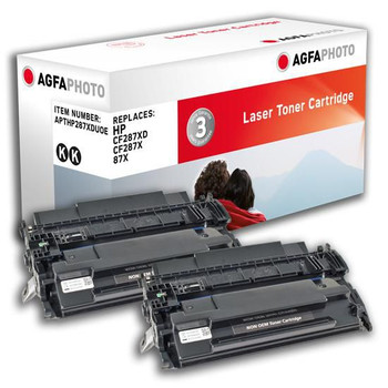 AgfaPhoto APTHP287XDUOE TONER 2x BLACK. RPL. CF287XD APTHP287XDUOE