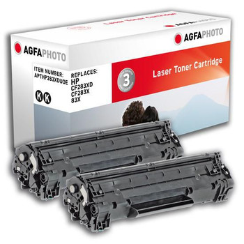 AgfaPhoto APTHP283XDUOE TONER 2x BLACK. RPL. CF283XD APTHP283XDUOE
