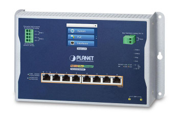 Planet WGS-5225-8UP2SV IP30. IPv6/IPv4. L2+ 8-Port WGS-5225-8UP2SV