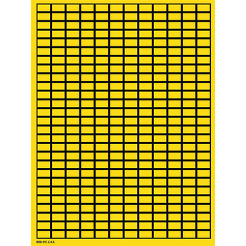 Brady WOB-915-G.O.R. Blank Write-On Labels on WOB-915-G.O.R.