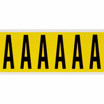 Brady 3450-A Identical numbers and letters 3450-A