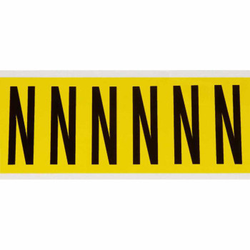 Brady 3450-N Identical numbers and letters 3450-N