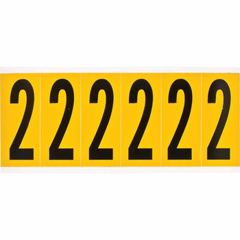 Brady 1550-2 Identical numbers and letters 1550-2