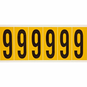 Brady 1550-9 Identical numbers and letters 1550-9