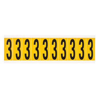 Brady 1534-3 Identical numbers and letters 1534-3