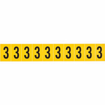 Brady 1530-3 Identical numbers and letters 1530-3