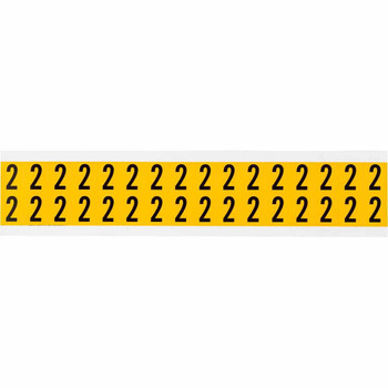 Brady 1520-2 Identical numbers and letters 1520-2