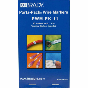 Brady PWM-PK-11 Porta-Pack Wire Marker Books PWM-PK-11