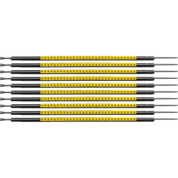 Brady SCNG-05-6 Clip Sleeve Wire Markers SCNG-05-6