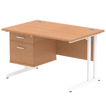 Dynamic Impulse W1200 X D800 X H730mm Straight Office Desk Cantilever Leg With 1 MI002661 Dynamic Impulse W1200 X D800 X H730mm Straight Office Desk Cantilever Leg With 1 MI002661