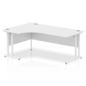 Impulse 1800Mm Left Crescent Desk White Top White Cantilever Leg MI002394 I002394 Impulse 1800Mm Left Crescent Desk White Top White Cantilever Leg MI002394 I002394