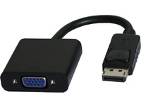 MicroConnect DPVGA15CM Displayport-VGA M-F. 15cm DPVGA15CM