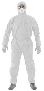 Microgard 1500 Plus Disposable Coverall White Size XL ANWH15111XL