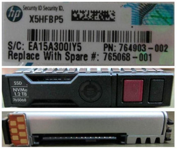 Hewlett Packard Enterprise 765068-001 DRV SSD 1.2TB 2.5 NVME VE 765068-001