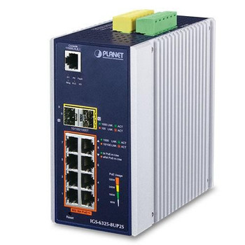 Planet IGS-6325-8UP2S P30 DIN-rail Industrial L3 8P IGS-6325-8UP2S