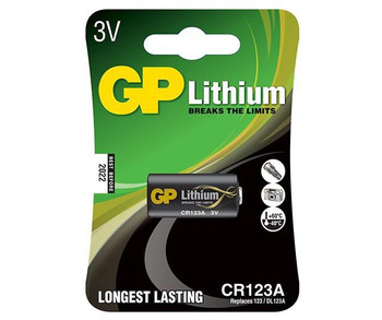 GP Batteries CR123A 1-P LITHIUM BATTERY CR123A 3702