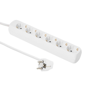 MicroConnect GRU00615W 6-wayScho power Socket 1.5m GRU00615W