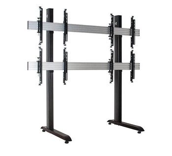 B-Tech BT8370-2X2/BB 2x2 Videowall Stand BT8370-2X2/BB