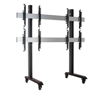 B-Tech BT8371-2X2/BS 2x2 Mobile Videowall BT8371-2X2/BS