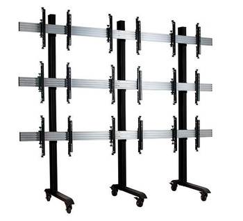 B-Tech BT8371-3X3/BB 3x3 Mobile Videowall BT8371-3X3/BB