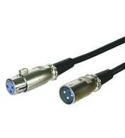 MicroConnect XLRMF2 XLR M-F 2m 3-pol Black XLRMF2