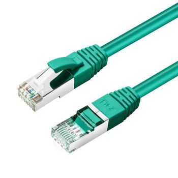 MicroConnect MC-SFTP6A015G CAT6A S/FTP 1.5m Green LSZH MC-SFTP6A015G