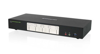 IOGEAR GCS1944 4-Port 4K Dual View Disp.Port GCS1944