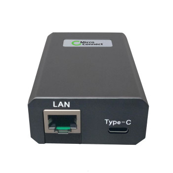 MicroConnect W125879718 Indoor PoE networking POEINJ-25W-USBC