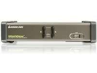 IOGEAR GCS1742 2 Port Dual View KVM Switch GCS1742