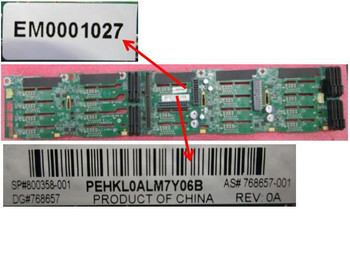 Hewlett Packard Enterprise 800358-001 24 SFF HDD Backplane 800358-001
