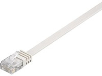 MicroConnect V-UTP605W-FLAT U/UTP CAT6 5M White Flat V-UTP605W-FLAT