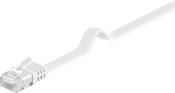 MicroConnect V-UTP6015W-FLAT U/UTP CAT6 1.5M White Flat V-UTP6015W-FLAT
