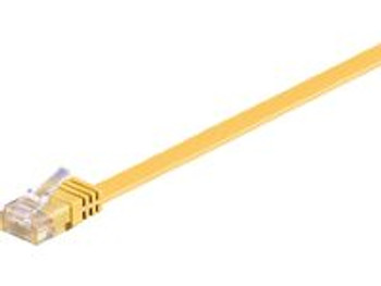 MicroConnect V-UTP601Y-FLAT U/UTP CAT6 1M Yellow Flat V-UTP601Y-FLAT
