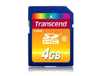 Transcend TS4GSDHC10 SD Card SDHC 4GB Class 10 TS4GSDHC10