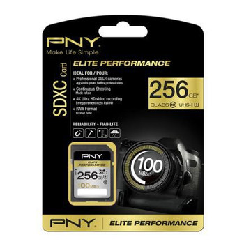 PNY SD256ELIPER-EF SDXC 256GB ELITE PERF. CLASS10 SD256ELIPER-EF