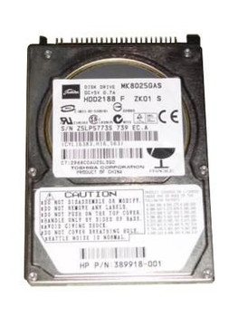 Toshiba MK8025GAS-RFB 80GB 2.5" 9.5MM HDD MK8025GAS-RFB