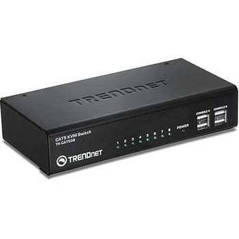 TrendNET TK-CAT508 8-Port CAT5 KVM Switch TK-CAT508 TrendNET TK-CAT508 8-Port CAT5 KVM Switch TK-CAT508