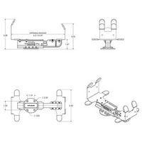 RAM Mounts RAM-VPR-107 VEHICLE PRINTER MNT CITIZEN RAM-VPR-107